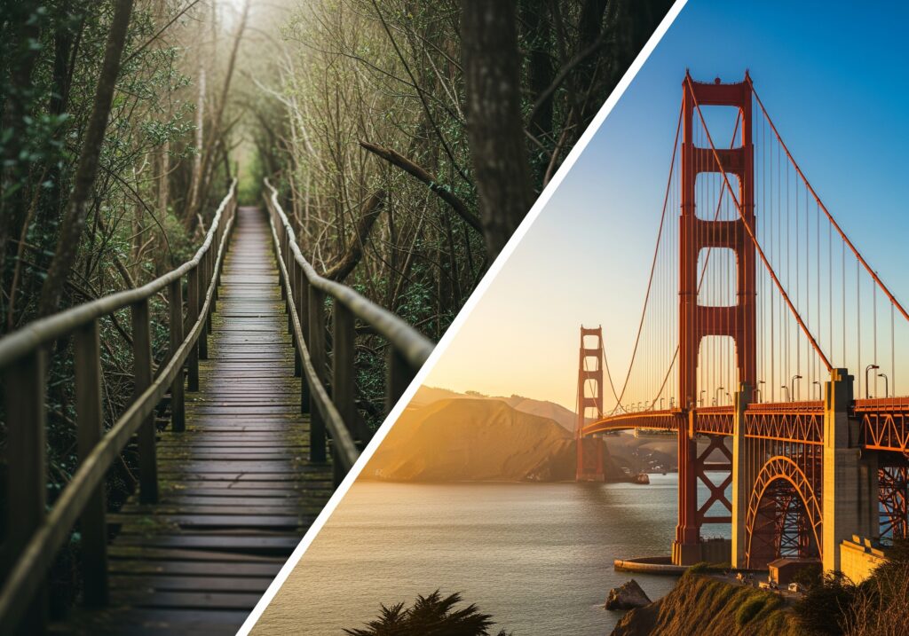 Golden gate bridge lávka